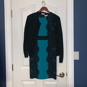 New York & Co dress and sweater